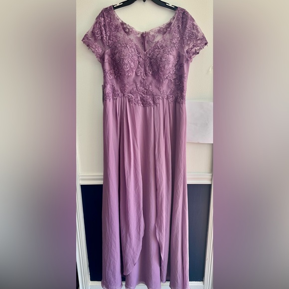 Azazie Dresses & Skirts - Azazie Full Length Purple Formal Dress - NWT - Size 14
